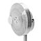 Ventilateur de sol Kamome Office, avec télécommande, Ø 230 mm, hauteur 575 mm, 12,5 W, débit d'air jusqu'à 17 m, blanc/argenté
