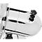 Ventilateur de table, 3 niveaux de puissance, angle réglable, protection contre la surchauffe, L 340 x P 260 x H 440 mm, plastique et métal, couleur chrome