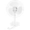 Ventilateur de table exquisit VT 34062 we, puissance 35 W, 3 niveaux de puissance, oscillant, inclinable, avec poignée, rotor Ø 300 mm, blanc