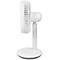 Ventilateur de table Gutfels Venti 3010 R - 4 vitesses - 2 modes - inclinable - fonctionnement sur batterie jusqu'à 12 h