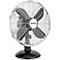 Ventilateur de table Metal Black 12', Ø 300 mm, 3 vitesses, pivotant, 35 W, noir/chromé