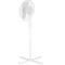 Ventilateur sur pied, 3 vitesses, L 680 x P 680 x H 1090-1250 mm, blanc