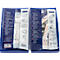 Verbanddoos Premium, voor in de auto, inhoud volgens DIN 13 164, temperatuurbestendig van -20 tot +130°, B 160 x D 70 x H 250 mm, polypropyleen, blauw