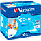 Verbatim CD-R Datalife plus printable, Kapazität 700 MB, bedruckbar, 10er Jewel Case