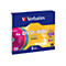 Verbatim DVD+RW 5er Pack. Blaue Verpackung mit Aufdruck.