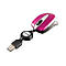 Verbatim Go Mini Optical Travel Mouse - Maus - rechts- und linkshändig - optisch - 3 Tasten - kabelgebunden