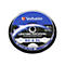 Blaue BD-R-DL-Disc in schwarzer Plastikverpackung. Beschriftung: 50 GB, Lifetime Archival, Verbatim.