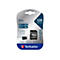 Verbatim PRO - Flash-Speicherkarte (microSDXC-an-SD-Adapter inbegriffen) - 128 GB - Video Class V30 / UHS-I U3 / Class10 - 300x/600x - microSDXC UHS-I