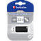 Verbatim USB-Stick PinStripe, Speicherkapazität 8 bis 64 GB, mit Schiebemechanismus, 32GB