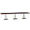 Vergadertafel Quandos 3-delig, incl. netbox, B 3500 x D 1000 mm, esdoorn Brazil