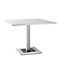 Vergadertafel Quandos, B 1000 x D 1000 mm, wit