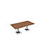 Vergadertafel Quandos, B 2200 x D 1000 mm, kersen-Romana