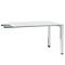 Vergadertafel SOLUS PLAY, 4-poot, in hoogte verstelbaar, B 2400 x D 1000 mm, wit