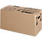 Verhuisdoos, 1-wand, tot 30 kg, etiketteringsveld, versterkte handgrepen, L 594 x B 286 x H 295 mm, bruin, 25 stuks