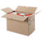 Verhuisdoos, 1-wand, tot 40 kg, etiketteringsveld, versterkte handgrepen, L 500 x B 300 x H 340 mm, bruin, 25 stuks