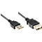 Verlängerung USB 2.0 Stecker A/A, 5 m, schwarz