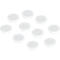 Vermogensmagneten Franken, rond, tot 2,5 kg, speciale coating, Ø 38 mm, kunststof, wit, 10 stuks
