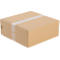 Verpakkingsdozen van golfkarton, B 392 x D 392 x H 150 mm, vierkant