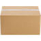 Verpakkingsdozen van golfkarton, B 392 x D 392 x H 200 mm, rechthoekig