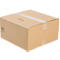 Verpakkingsdozen van golfkarton, B 392 x D 392 x H 200 mm, vierkant