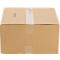 Verpakkingsdozen van golfkarton, B 392 x D 392 x H 200 mm, vierkant
