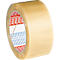 Een rol transparante tape, met rode "tesa" letters op de kern.