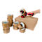 Verpakkingstape - polypropeenfolie - B 50 mm x L 66 m - bruin - 12 rollen + afroller gratis - ons merk Schäfer Shop Select 