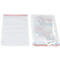 Verpakkingszak, hersluitbaar, met flap &amp; seal naad, scheurbestendig, 238 x 310 mm/238 x 310 mm, FSC® glaspapier, semi-transparant, 500 st.