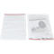 Verpakkingszak, hersluitbaar, met flap &amp; seal naad, scheurbestendig, 318 x 400 mm/300 x 400 mm, FSC® glaspapier, semi-transparant, 500 st.