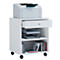 Verrijdbaar ladeblok - 1 lade &amp; 2 legborden - B 450 x D 380 x H 540 mm - wit