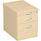 Verrijdbaar ladeblok ALICANTE, 1 schuiflade, hangmappenlade, B 430 x D 600 x H 566 mm, esdoornpatroon