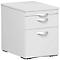 Verrijdbaar ladeblok ALICANTE, 1 schuiflade, hangmappenlade, B 430 x D 600 x H 566 mm, lichtgrijs