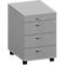 Verrijdbaar ladeblok ARLON-OFFICE, B 420 x D 560 x H 585 mm, lichtgrijs