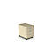 Verrijdbaar ladeblok NEVADA - B 430 x D 600 x H 600 mm - 3 laden + 1 materiaallade - ahorn decor