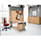 Verrijdbaar ladeblok PALENQUE, 1 schuiflade, hangmappenlade, B 430 x D 600 x H 566 mm, beuken