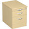 Verrijdbaar ladeblok PALENQUE, 1 schuiflade, hangmappenlade, B 430 x D 600 x H 566 mm, esdoorn