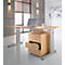 Verrijdbaar ladeblok PALENQUE, 3 schuifladen, B 430 x D 600 x H 566 mm, beuken