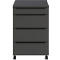 Verrijdbaar onderstel, 4 laden incl. opbergvak, B 420 x D 600 x H 630 mm, grafiet