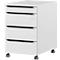 Verrijdbaar onderstel, 4 laden incl. opbergvak, B 420 x D 600 x H 630 mm, lichtgrijs
