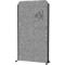 Verrijdbaar wandsysteem MAULcocoon Akustik, B 1000 x H 1800 mm, donkergrijs oppervlak, antraciet
