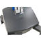 Verrijdbaar werkstation Ergotron StyleView® SV42-8302-2, beeldschermscharnier voor 1 beeldscherm tot 24', werkblad, toetsenbord-/muislade, geïntegreerde voeding