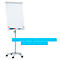 Verrijdbare flip-over Franken X-tra!Line, in hoogte verstelbaar, houder met snelsluiting, opbergbak, magnetisch bord met B 680 x H 1050 mm, 5 wielen