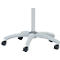 Verrijdbare flip-over Franken X-tra!Line, in hoogte verstelbaar, houder met snelsluiting, opbergbak, magnetisch bord met B 680 x H 1050 mm, 5 wielen