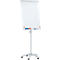 Verrijdbare flip-over Franken X-tra!Line, in hoogte verstelbaar, houder met snelsluiting, opbergbak, magnetisch bord met B 680 x H 1050 mm, 5 wielen