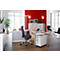 Verrijdbare lade BEXXSTAR, 1 afsluitbare lade voor keukengerei, 1 lade &amp; 1 HR-lade, B 430 x D 600 x H 600 mm, wit