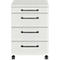 Verrijdbare lade Profi 2.0, 3 laden, 1 lade voor keukengerei, B 420 x D 490 x H 610 mm, lichtgrijs