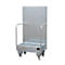 Verrijdbare lekbak LPW 60-2, met geperforeerde plaatwand, van staal, capaciteit 2 x 60 liter vat, gegalvaniseerd