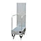 Verrijdbare lekbak LPW 60-3, met geperforeerde plaatwand, van staal, capaciteit 2 x 60 liter vat, gegalvaniseerd