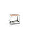 Verrijdbare werkbank Bott verso, multiplexplaat, 1 legbord, met traverse-set, B 1000 x D 800 x H 930 mm, RAL 7035 lichtgrijs