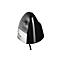 Verticale muis Evoluent3 Right Hand Model, muis met 3 knoppen, scrollwiel, kabel